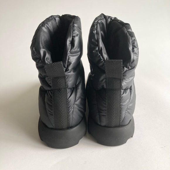 New Plumestudio Luna Black Nylon Pillow Puffy Slip On Booties Size EUR39, US 8.5 - Picture 11 of 16